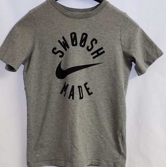 Nike Other - Nike dry fit grey swoosh tee shirt size medium